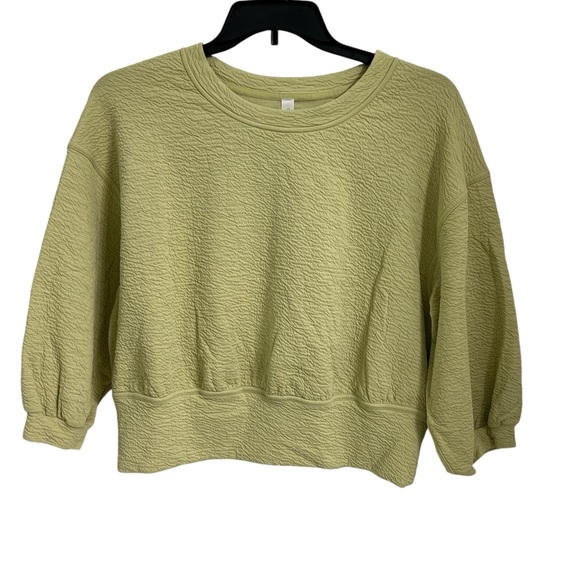 Lululemon Textured Crewneck Pullover size 10 dew green - Picture 4 of 8